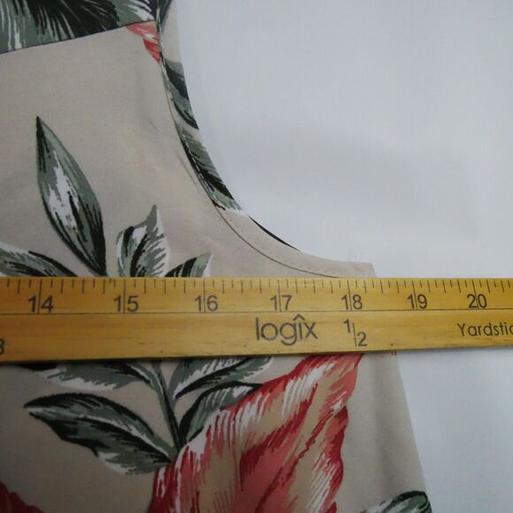 Style & Co. Womens  Size PM Floral Printed Sleeveless High-Low Swing Top - Picture 8 of 10